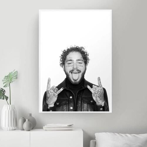 Canvas Hd Prints Hip Hop Rap Music Star Singer Pictures Wall Artwork Painting Home Decor Modular Poster For Living Room No Frame