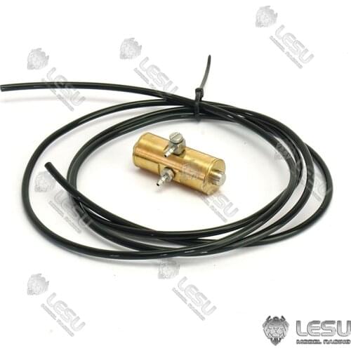 LESU 5MPA Brass Detachable Cylinder Pipes for 1/14 RC Hydraulic Carter Komatsu AC360 Metal Excavator DIY Model