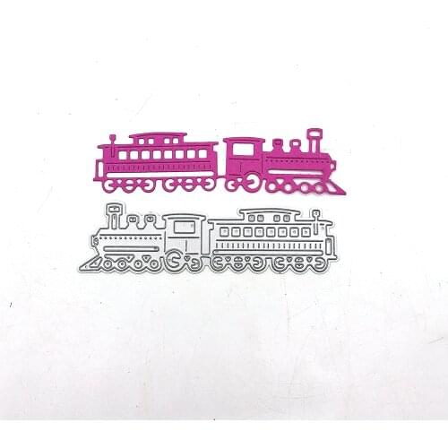 Julyarts Train Metal Cutting Dies Craft Craft Supplies Moldes Photo Album for Card Making DIY Scrapbooking Cardstock Die Cut