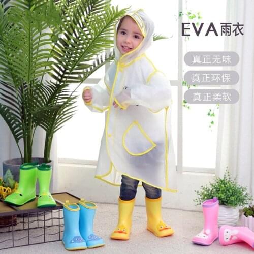 Cartoon childrens raincoat boys and girls' kindergarten childrens schoolbag bit poncho childrens raincoat