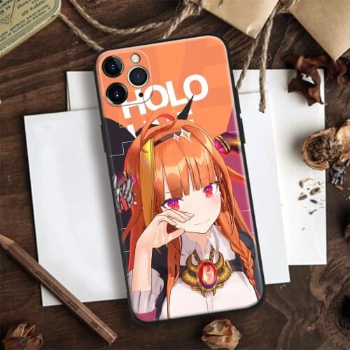 Kiryu Coco Hololive Anime Soft Silicone Glass Phone Case Cover Shell For iPhone SE 6 6s 7 8 Plus X XR XS 11 12 Mini Pro Max