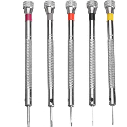 5Pcs Watch Screwdriver Set Precision Screwdriver Eyeglasses Link Pin Remover Watch Watchmaker Portable Repair Tool Accessories