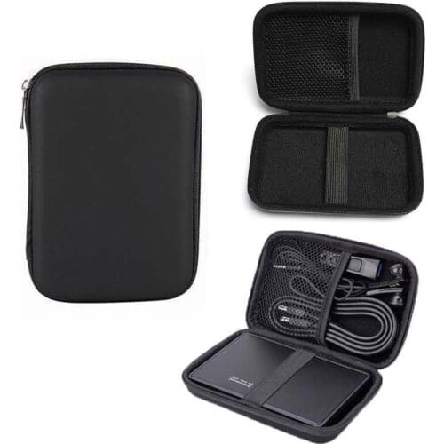 NEW 1Pcs 2.5" Data Cable Receive Headset Storage Bags Mobile USB Hard Bag Storage Multifunctional Cable Disk Portable Disk Case