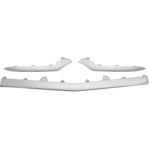 New Car Front Bumper Splitter Lip Diffuser Spoiler Lip Lower Chrome Trim For Mercedes For Benz E-Class W212 E200 E220 E250 14-16