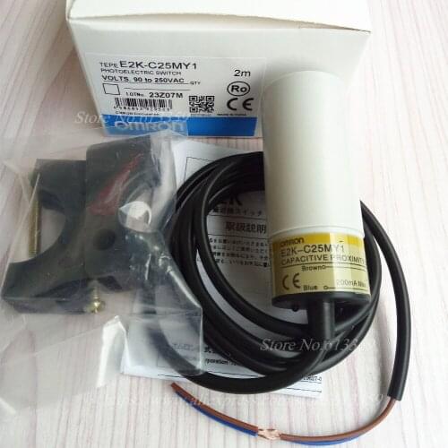 Omron E2K-C25MY1 AC Two-wire NO New High Quality Capacitive Proximity Switch Sensor with Adjustable Sensitivity