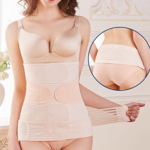 2in1 Postpartum Belly Band Pregnant Women Tummy Belly Polvis Belt Wrap Wait Trainer Postnatal Bandage Strap Body Shaper