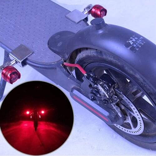Warning Rear Tail Flashlight Lamp for Xiaomi Mijia M365 Electric Scooter Skateboard Night Cycling Safety Light Torch Replacement