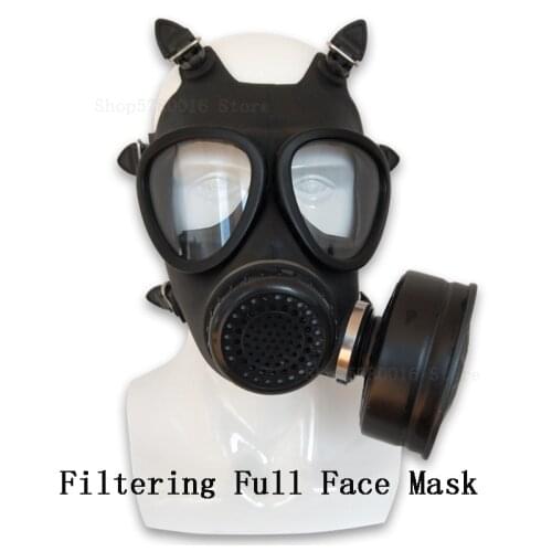 87 Type Rubber Head Wear Grimace Respirator Paint Spraying Decoration Gas Mask Chemical Protective Full Face Mask formaldehyde