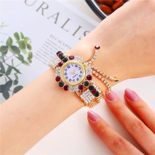 Luxury Womens Watches Fashion Watch Bracelet style Steel Quartz Watch Branded Wife Gift Orient Girl Clock Sale