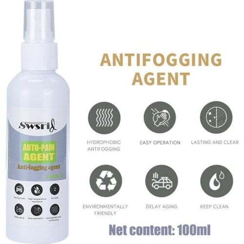 100ML Windshield Anti Fog Spray Long Lasting Anti Mist Agent For Car Front Window Glasses Swimming Goggles Bathroom Mirrors