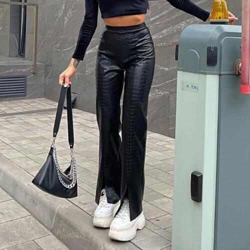 SUNSIOM Women's Straight Trousers