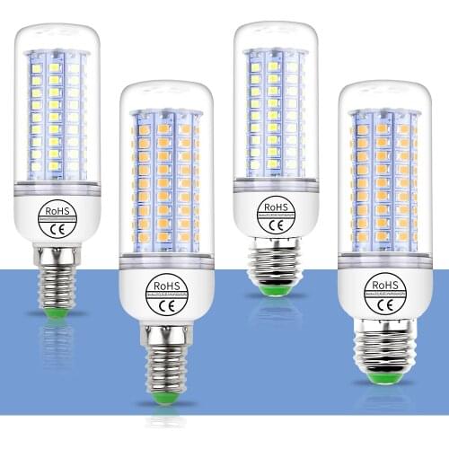 LED Bulb E27 LED Lamp 220V E14 2835 Corn Bulb 24 36 48 56 69 89 102 LEDS Candle Lampka SMD5730 Bombillas LED Lights For home