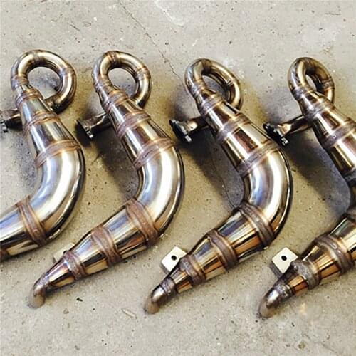 1PC Exhaust Pipe Universal for QL-5T LOSI 5IVE-T Exhaust Valve Pipe Car Upgrade Durable Stainless Steel Kit