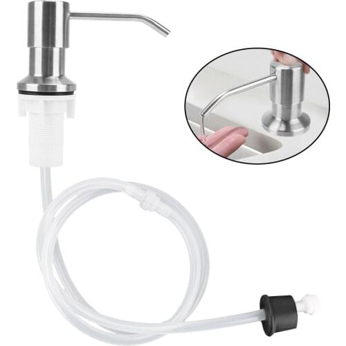 Manually Pressing Liquid Soap Dispenser for Bathroom and Kitchen Kitchen Accessories Built-in Fluid Pump Liquid Soap Organizer