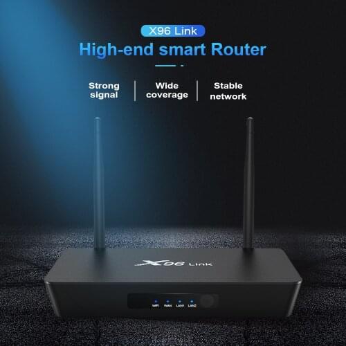 X96 Link Android 7.1 Amlogic S905W Quad Core Smart Set Top Box DDR3 2G 16G 100M LAN 4k Media Player 2.4G 5G Brand Wifi TV Box