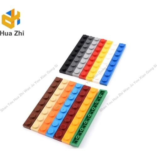 10PCS 3460 Plate 1 x 8Building Blocks Parts MOC DIY Education Build Toys Brick
