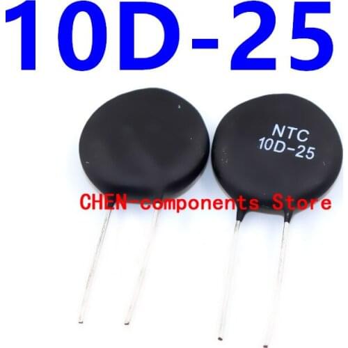 10pcs NTC Negative temperature 10D-25