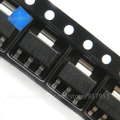 100pcs/lot AMS1117-3.3V AMS1117-3.3 AMS1117 LM1117 1117 SOT-223 new original In Stock