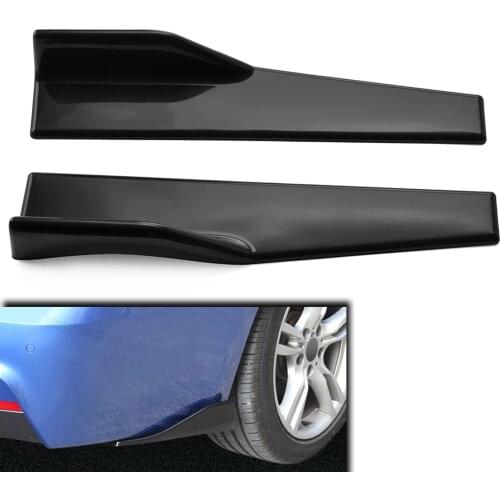 2Pcs/Set Car Wide Body Side Skirts Splitters Kit Modified Sideskirts Rocker Anti-Scratch Winglet Wings Bumper 45cm Universal