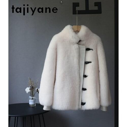 2021 Clothes Winter Women Real Fur Coat Woman 100% Wool Jackets Especially Female Sheep Fur Coats Abrigo Mujer TN1570