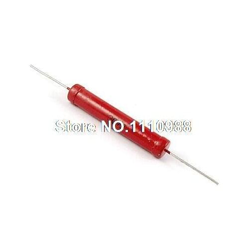 30M Ohm 5W 5% Tolerance Glaze High Voltage Resistor Red