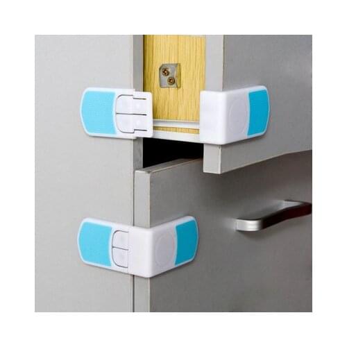 Child Safety Lock Baby Drawer Lock Child Anti-opening Cabinet Door Refrigerator Lock Buckle Baby Anti-pinch Safety Buckle