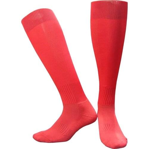 Child Football Socks Boys Soccer Sock Kids Above Knee Plain Socks Long Soccer Stockings Men Women Over Knee High Sock Baseball