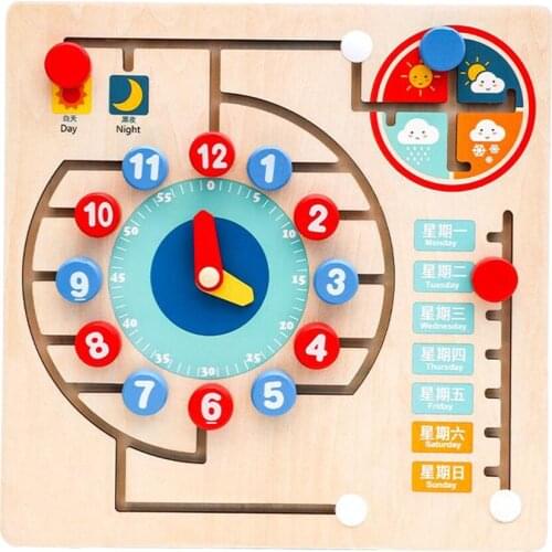 Montessori Early Learning Educational Toy Busy Board Gifts for Toddlers 3