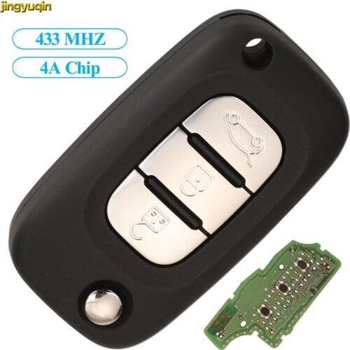 Jingyuqin Remote Car Key Fob Control 433mhz 4a pcf7961m For Lada Granta Kalina Priora Vesta X-RAY XRAY 2014-2019 Original 3B