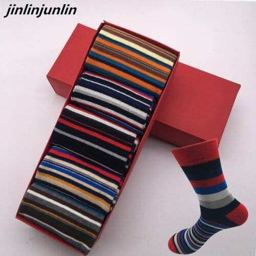 Jinlinjunlin Men's Colored Socks
