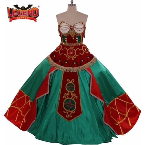 Musical The Phantom of the Opera Christine Daae dress gown Cosplay Costumes Christine Hannibal Ballet Costume slave girl costume