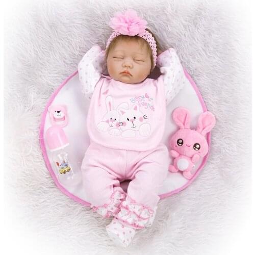 High quality bebe reborn dolls 22inch 55cm handmade soft touch silicone reborn baby doll real alive newborn dolls toys gift