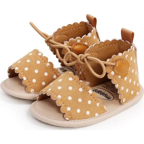 Summer 2021 Infant Girls Shoes Vintage Baby Girls Sandals Toddler Non-slip Sandals Fashion Prewalker