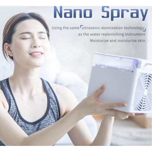 NEW Mini Air Conditione Portable Multifunctional Humidifier Purifier USB Desktop Air Conditioner Fan with UV Germicidal Lamp