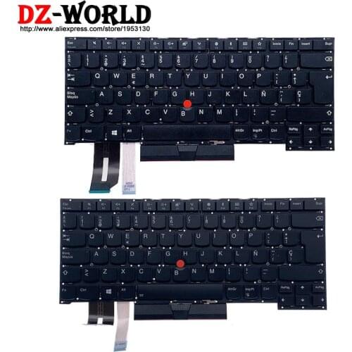 New Original SP Spanish Keyboard for Lenovo Thinkpad T490S T495S Laptop SN20R66015