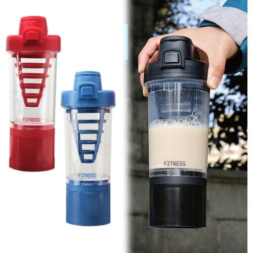 New 500ML sports outdoor fruit juice kettle Protein Shaker cup, Non-Toxic Wide Mouth 100% Leak Proof Shake Water Bottles