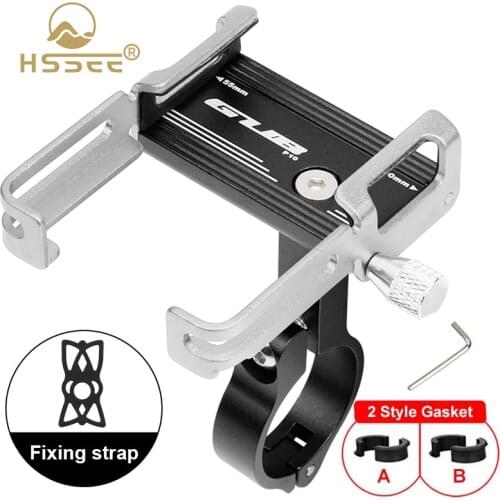 Official Authentic Bicycle Mobile Phone Holder High-Quality Aluminum Alloy Bike Phone Support Motorcycle Bicycle Accessories