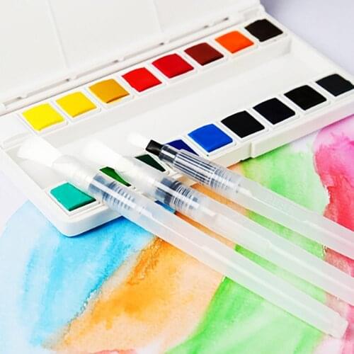 Portable Paint Brush Water Color Brush Pencil Soft Art Pen Watercolor Brush Pen for Beginner Painting Drawing Art Supplies