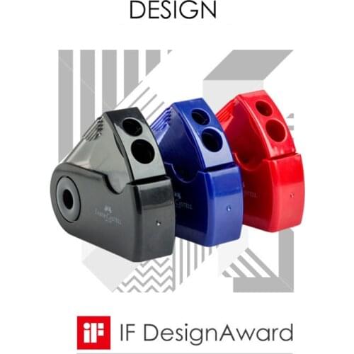 Faber Castell Pencil Sharpener Mini SleeveDouble Hole Dust Container For Color Pencil & Black Pencil Student Stationery