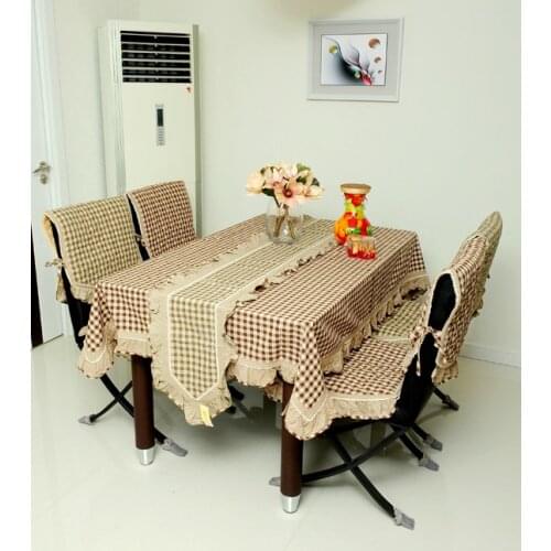 Famous series new century textile cloth Scottish tartan-style dining table runner