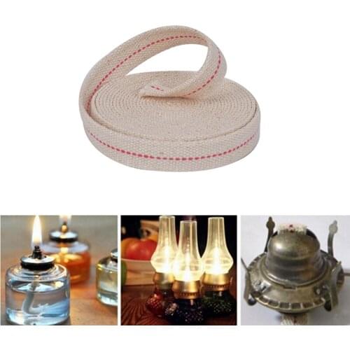 1/4.5M Strong Flat Cotton Wick Core For Kerosene Burner Stove Lighting Lantern Oil Lamp Making DIY Accessory Material