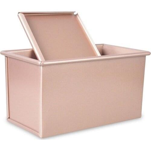 1pc Loaf Pan Non-Stick Aluminum Alloy Thickened Bread Baking Pan Toast Box With Lid For Cocina DIY Baking Bakeware Tools