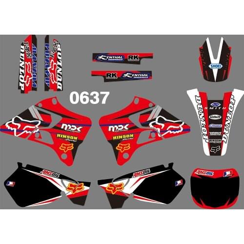 3M 4 Styles Motorcycle Graphic TEAM GRAPHICS BACKGROUNDS DECALS STICKERS FOR YAMAHA YZ125 YZ250 1996 1997 -2001