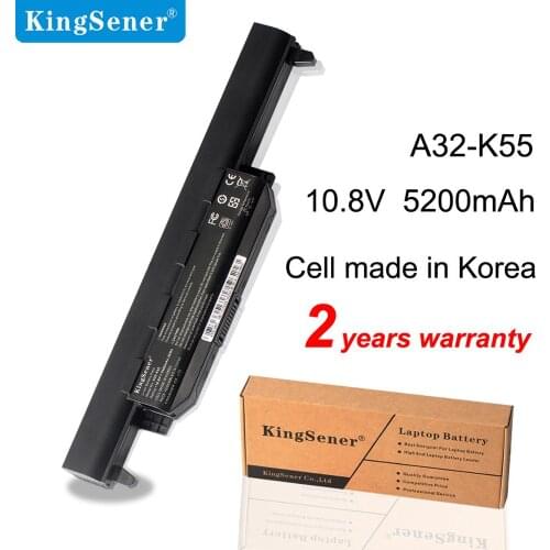 KingSener A32-K55 Battery For ASUS K55 K55V X55U A45 A45D A45V A75A A75V K45 K45N K45V K75 K75A K75D R400 R500 X45A X55C A41-K55