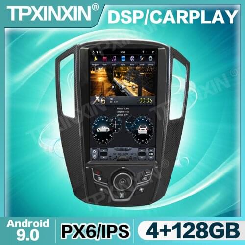 For LUXGEN U6 Tesla Vertical IPS Touch Screen Android 9.0 Car Radio Multimedia Video DVD Player Navigation GPS Accessories 2din