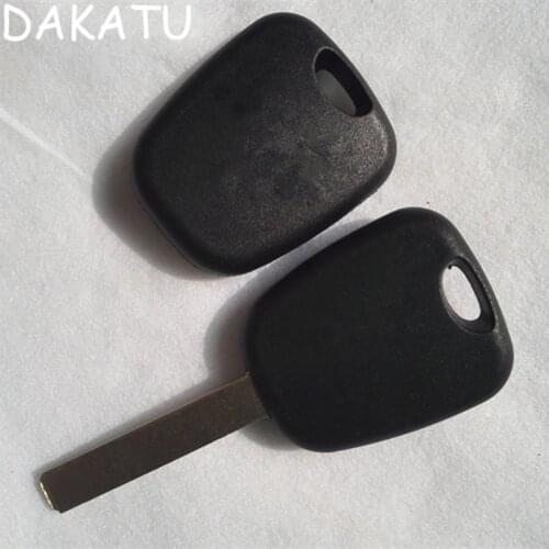 DAKATU With LOGO Transponder Auto Car Key Cover Replacement Case for CITROEN C1 C2 C3 Pluriel Uncut VA2 Blade