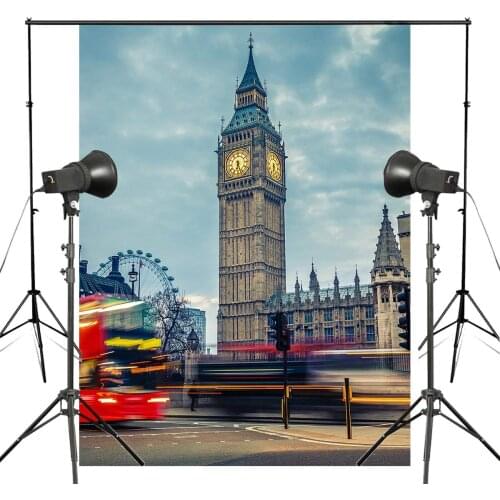 150x220cm Dusk UK Big Ben Photography Background London Architectural Landscape Backdrop Studio Backdrop Props Wall