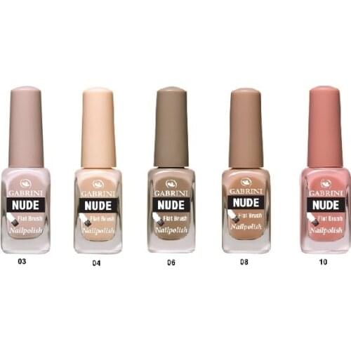 Gabrini Nude Naılpolısh 5 FAKLI RENKTEN OLUŞAN Set (Şeker ve muhteşem renkli oje seti)02