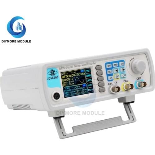 JDS6600-50M 50MHZ Signal Generator Digital Control Dual-Channel DDS Function Frequency Meter Arbitrary Waveform Generator