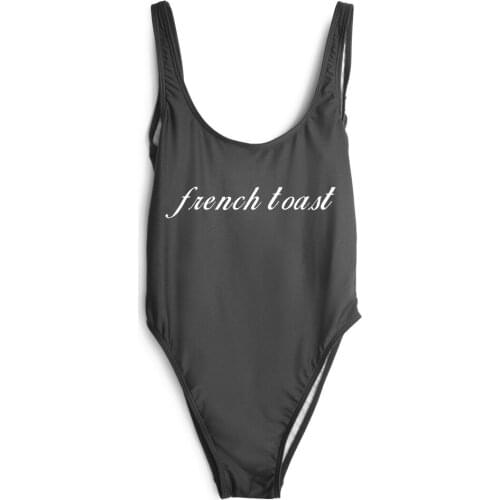 Summer fashion women sexy bathing suits FRENCH TOAST one piece suits bodysuits Jumpsuits Rompers beachwear bodysuit